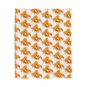 Goldfish Velveteen Plush Blanket