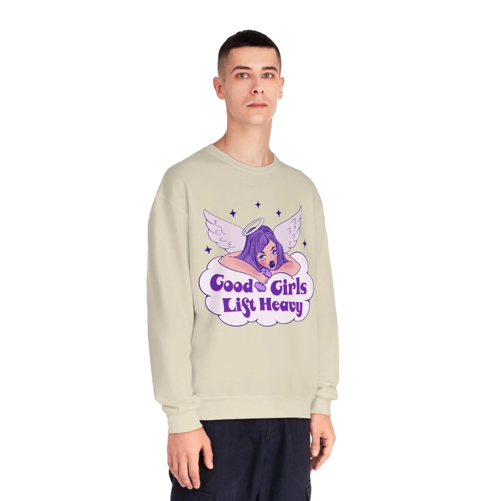 GOOD GIRLS LIFT HEAVY- CREWNECK