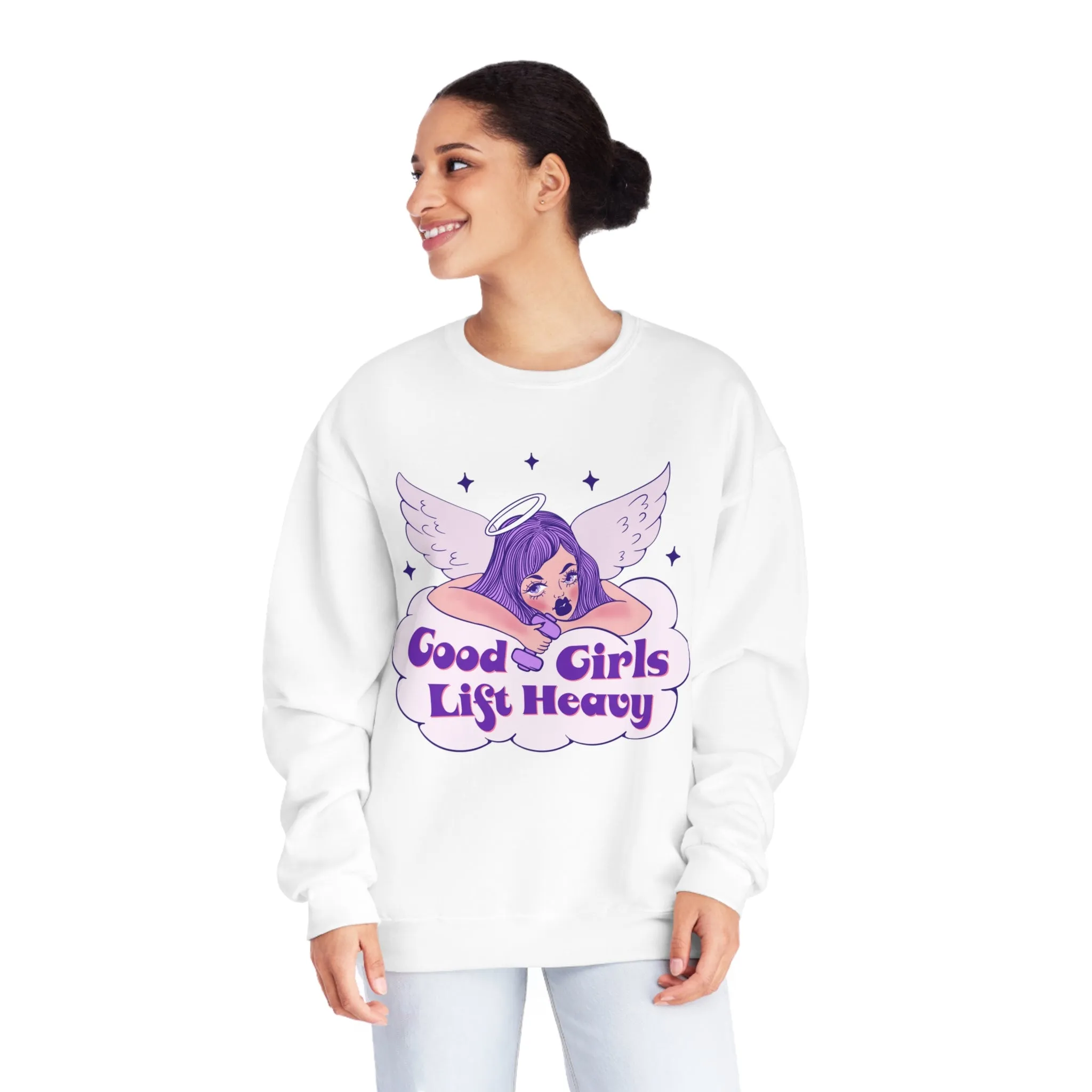 GOOD GIRLS LIFT HEAVY- CREWNECK