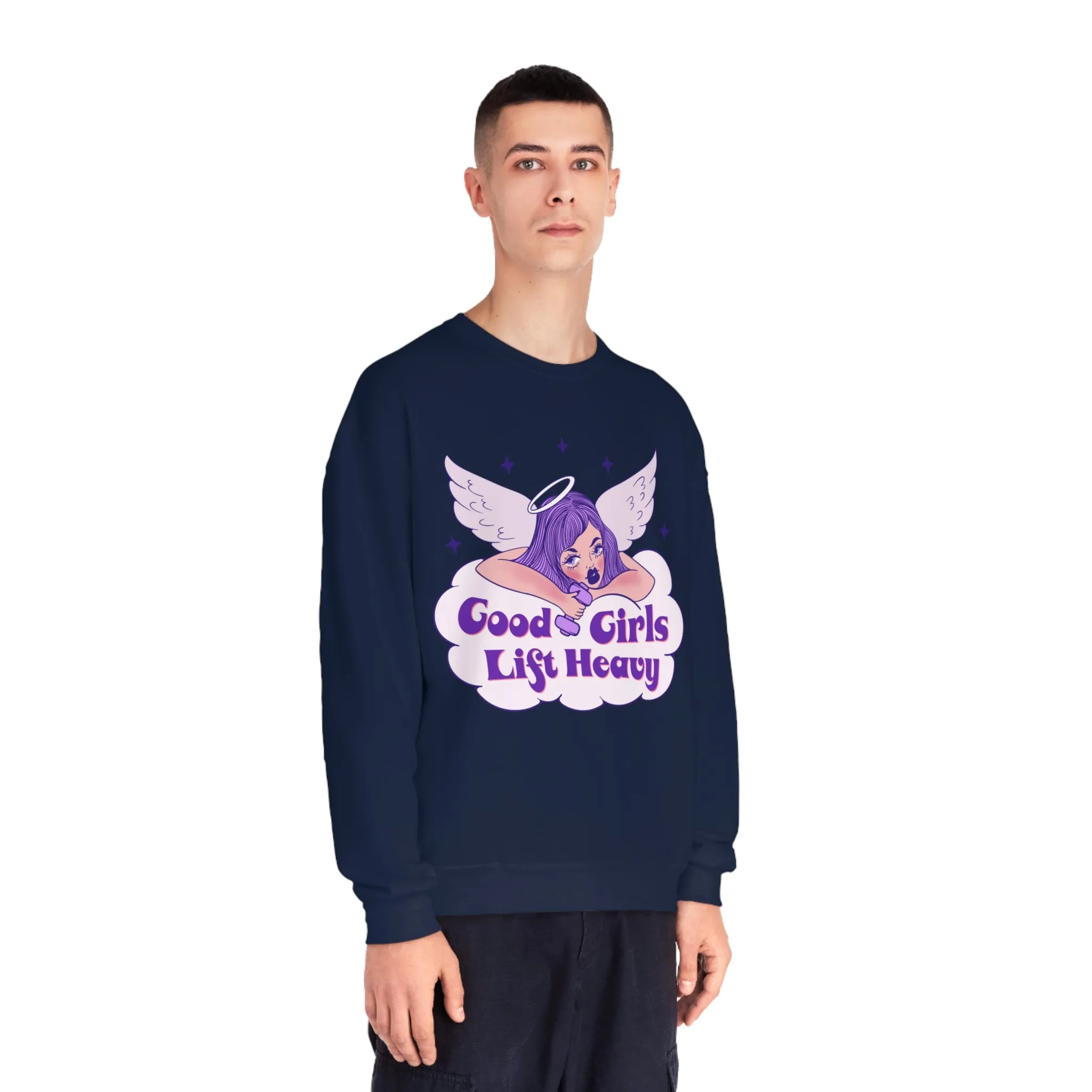 GOOD GIRLS LIFT HEAVY- CREWNECK