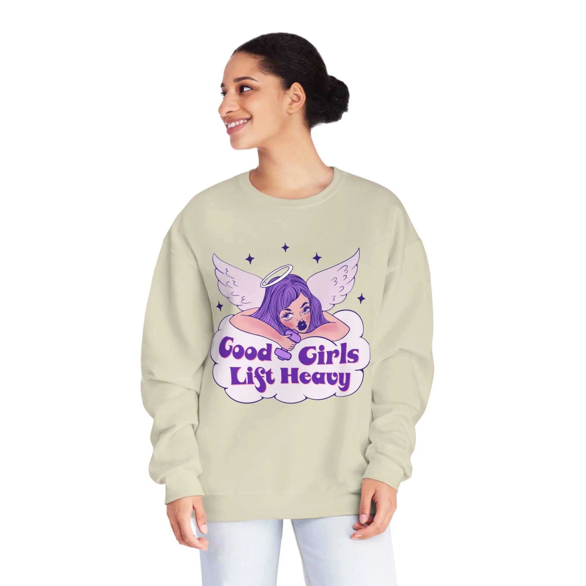 GOOD GIRLS LIFT HEAVY- CREWNECK