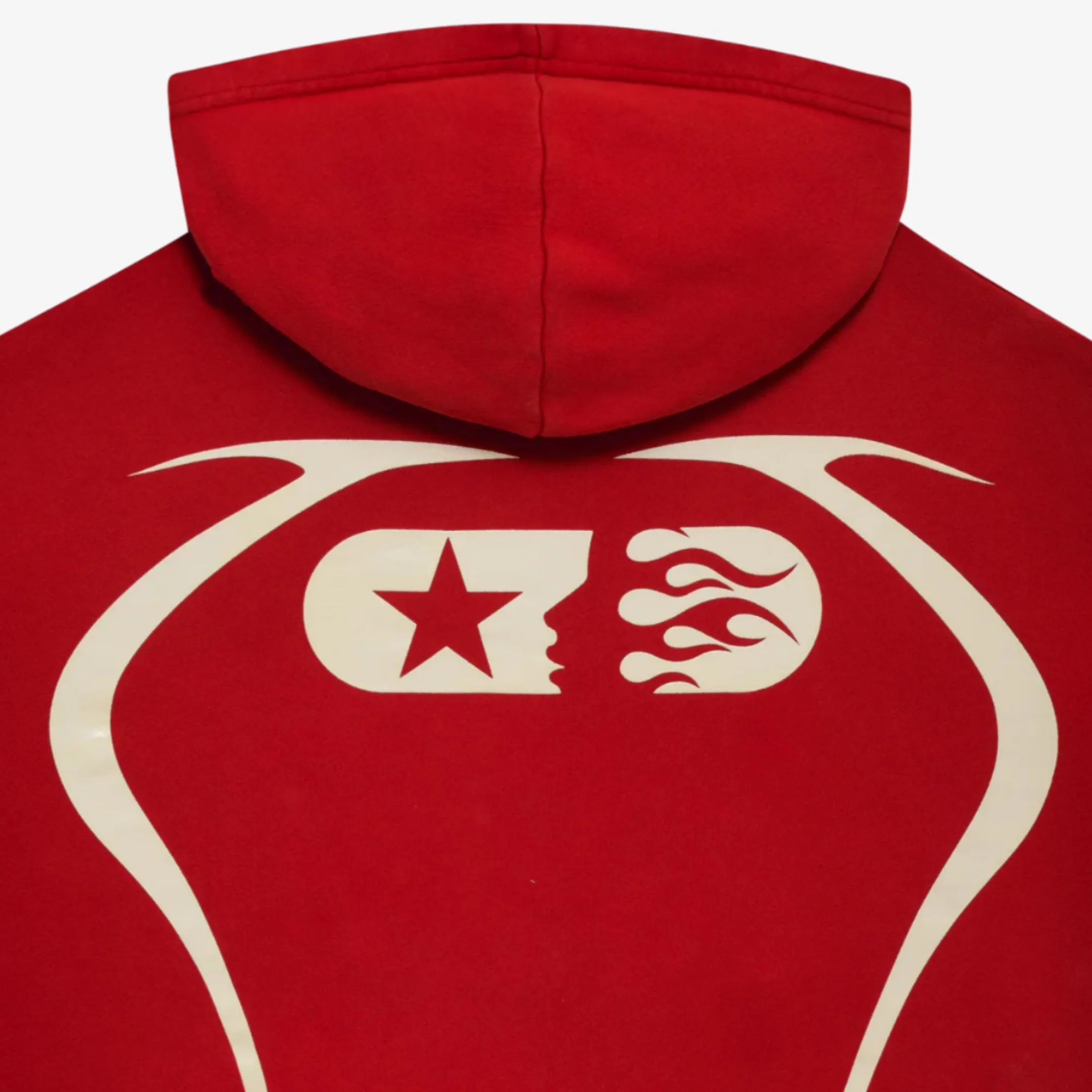 Hellstar Sports Pullover Hoodie Red SS24