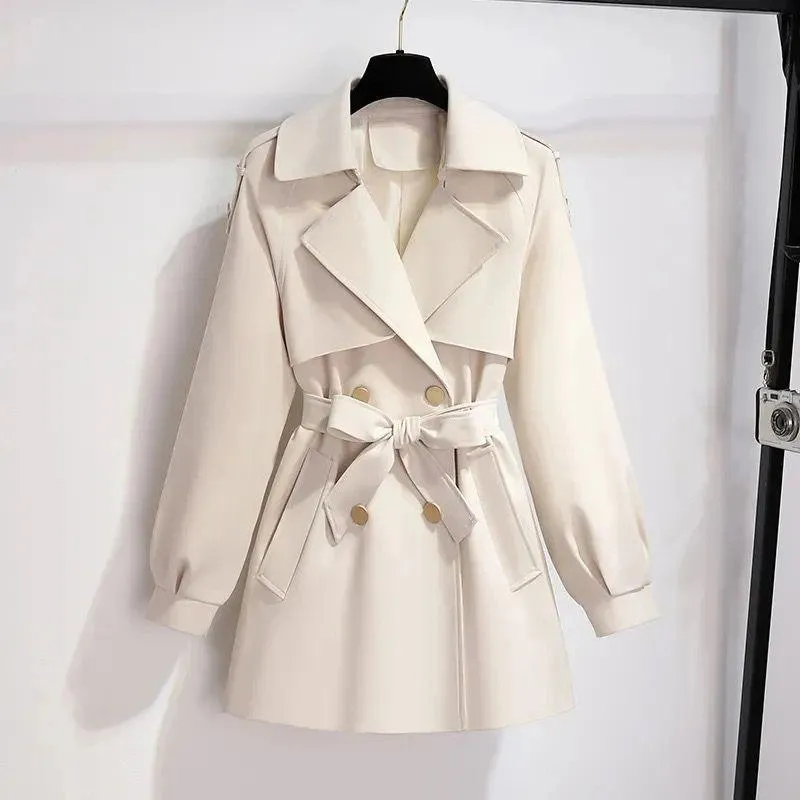 Janice Luxe ShortTrenchcoat