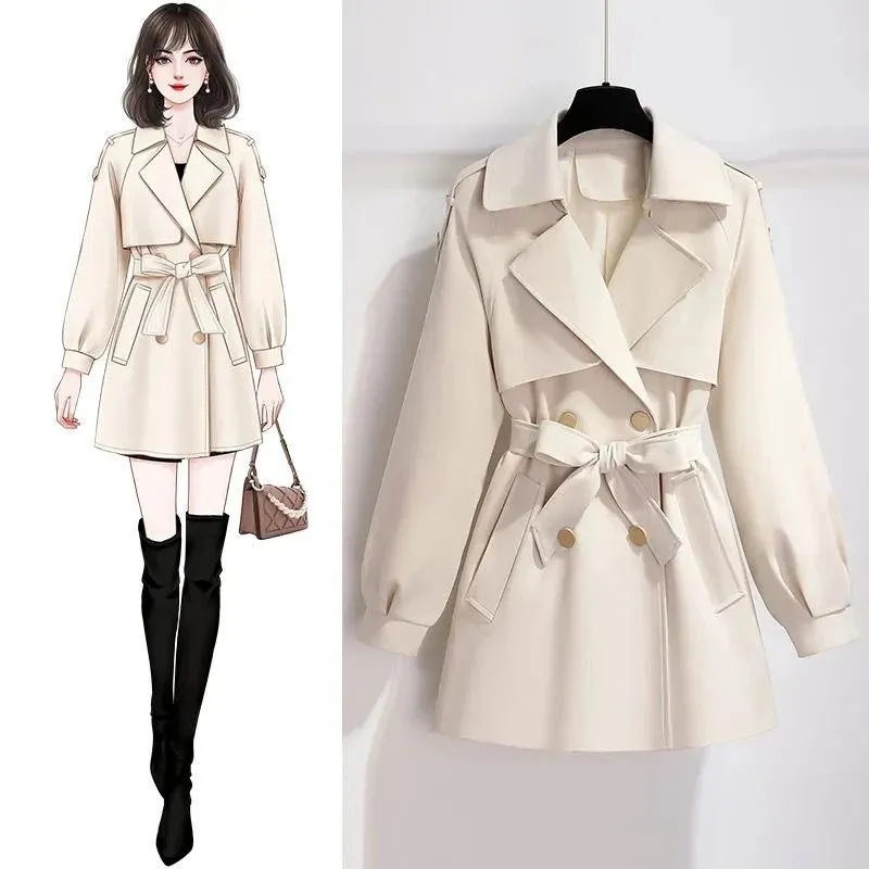 Janice Luxe ShortTrenchcoat