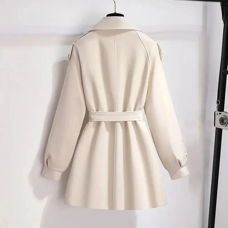 Janice Luxe ShortTrenchcoat