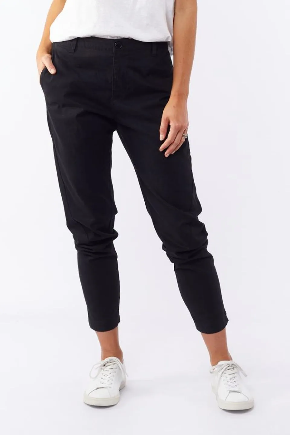 Jenna Stretch Black Pant