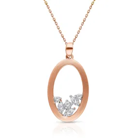 Kallati Eternal Two-Tone Gold Diamond Pendant