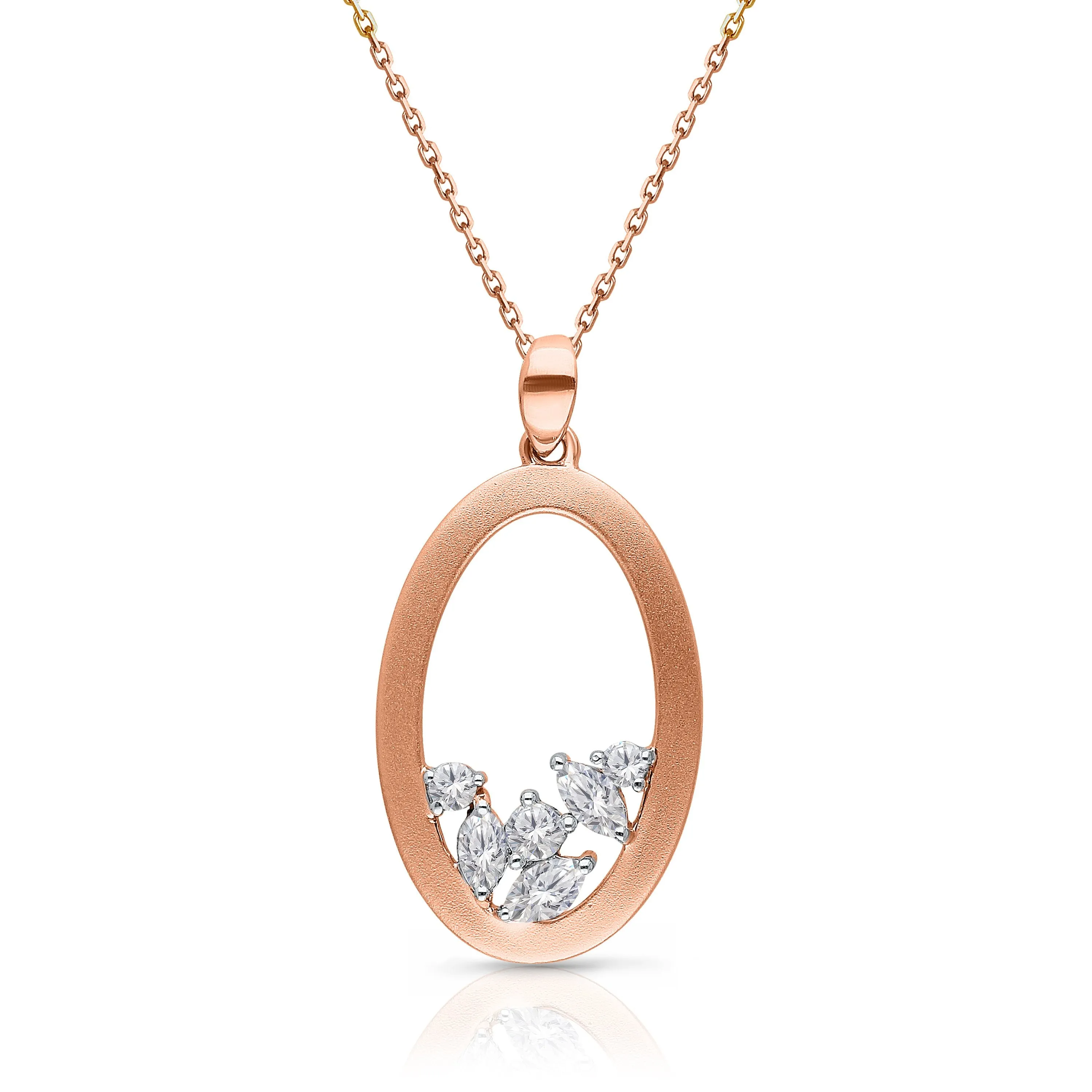 Kallati Eternal Two-Tone Gold Diamond Pendant