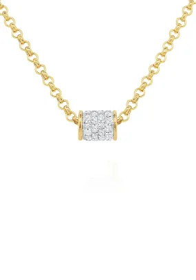 KC Designs 14KYG Diamond Rondelle Necklace