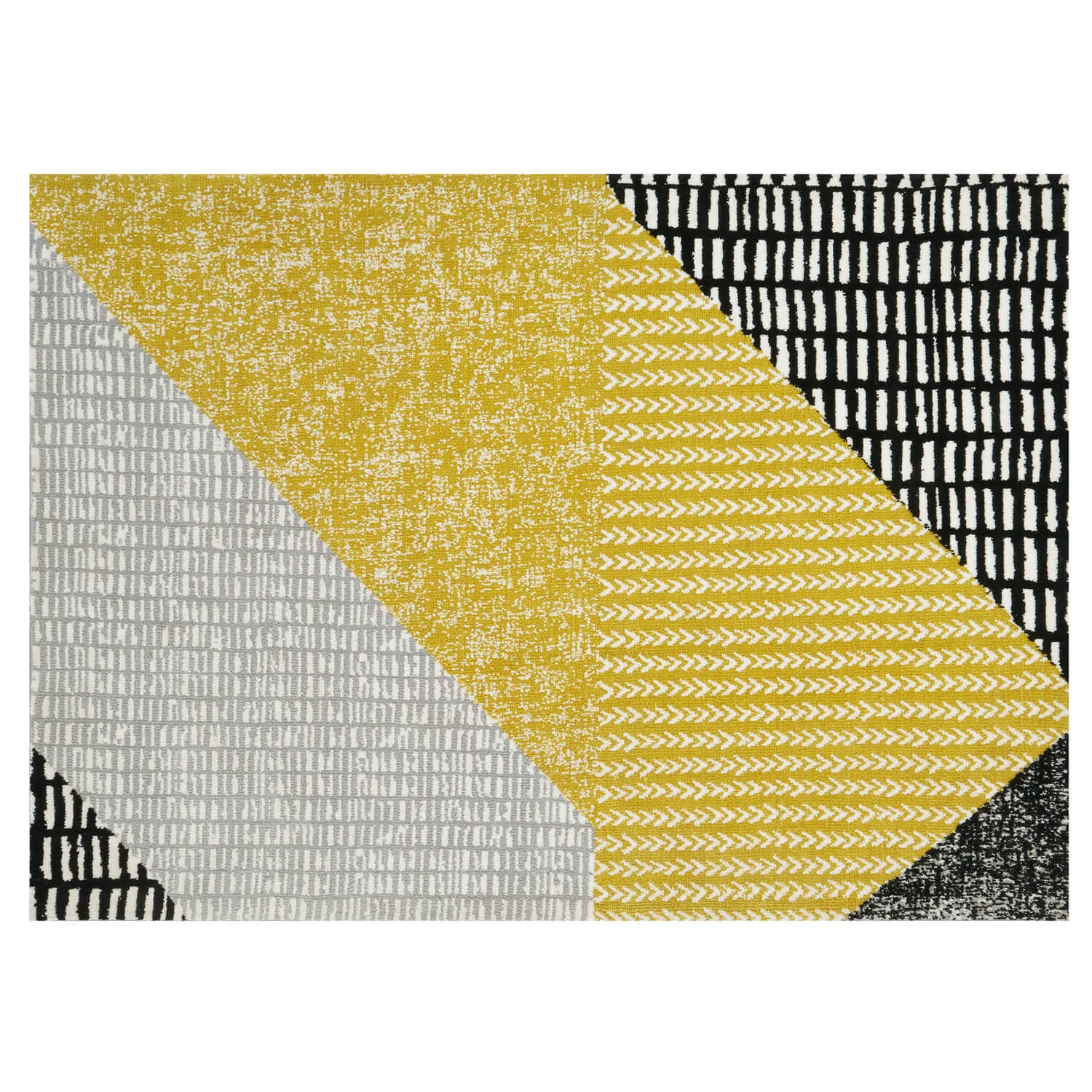 Larson Geo Rug - Ochre