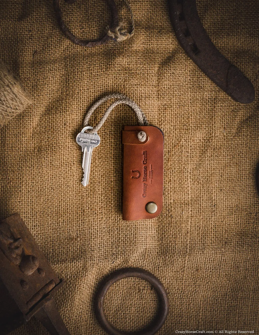 Leather Key Organiser & Holder | Classic Brown