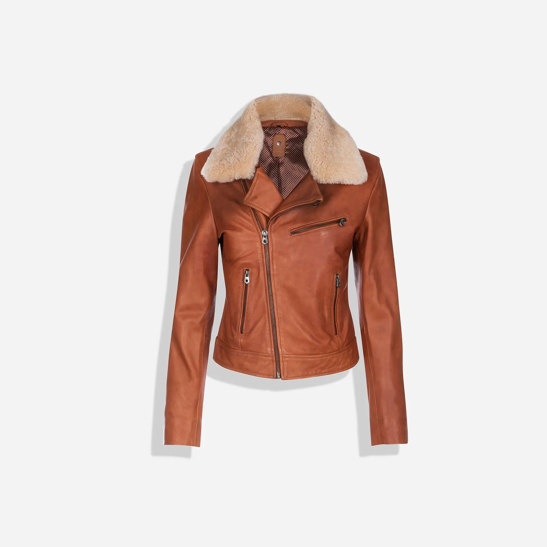 Lisa Bomber Jacket, Chestnut