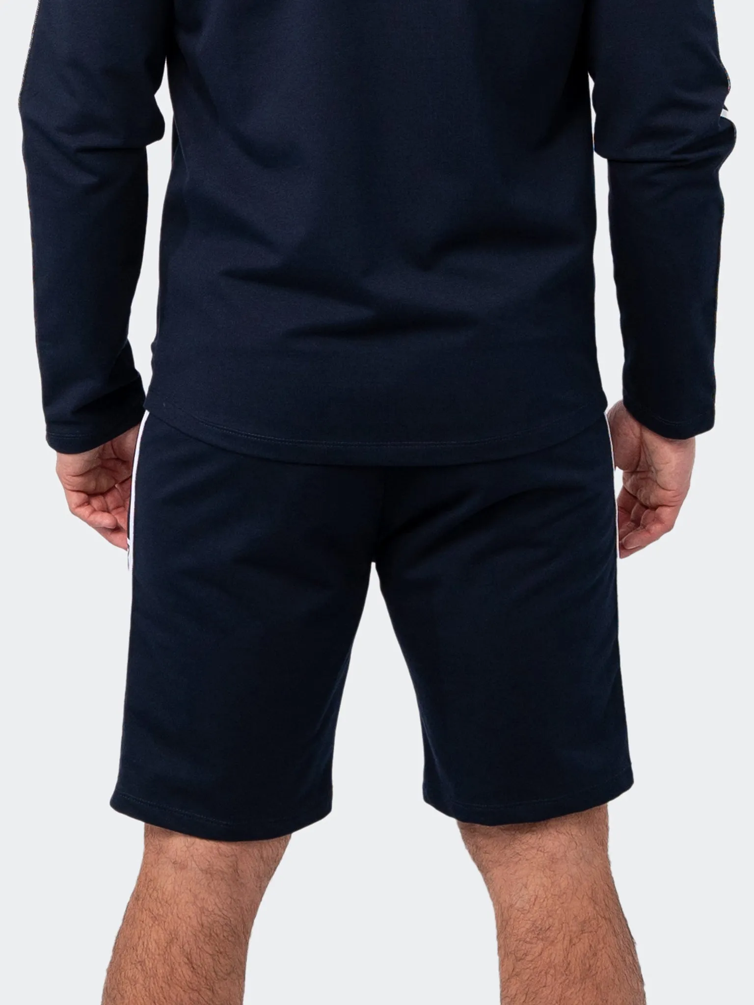 Maceoo Short-Sleeve Athleisure | Shorts Track Blue