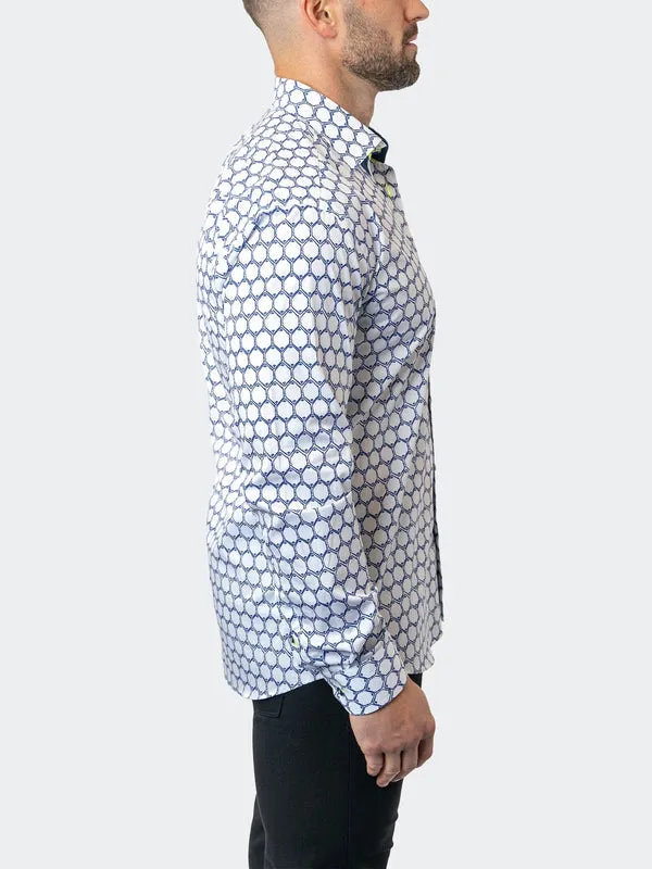 Maceoo Stretch Shirt | Fibonacci StretchMirror44 White