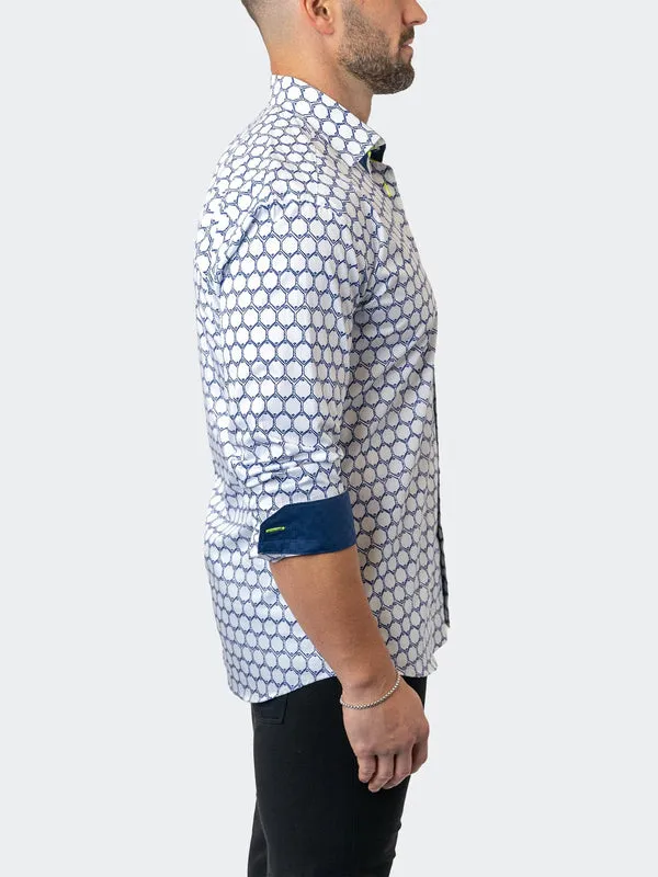 Maceoo Stretch Shirt | Fibonacci StretchMirror44 White