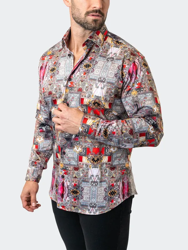 Maceoo Stretch Shirt | Fibonacci Vatican45 Multi