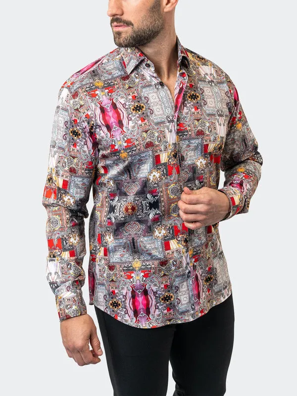 Maceoo Stretch Shirt | Fibonacci Vatican45 Multi