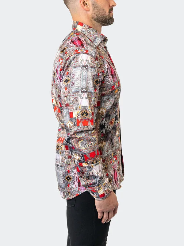 Maceoo Stretch Shirt | Fibonacci Vatican45 Multi