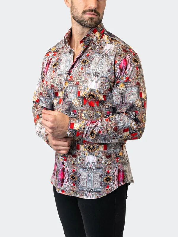 Maceoo Stretch Shirt | Fibonacci Vatican45 Multi