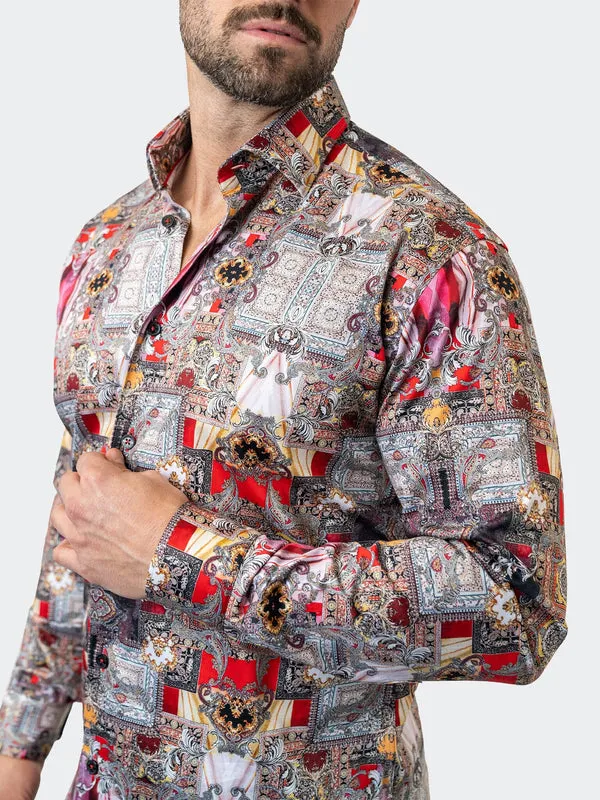 Maceoo Stretch Shirt | Fibonacci Vatican45 Multi