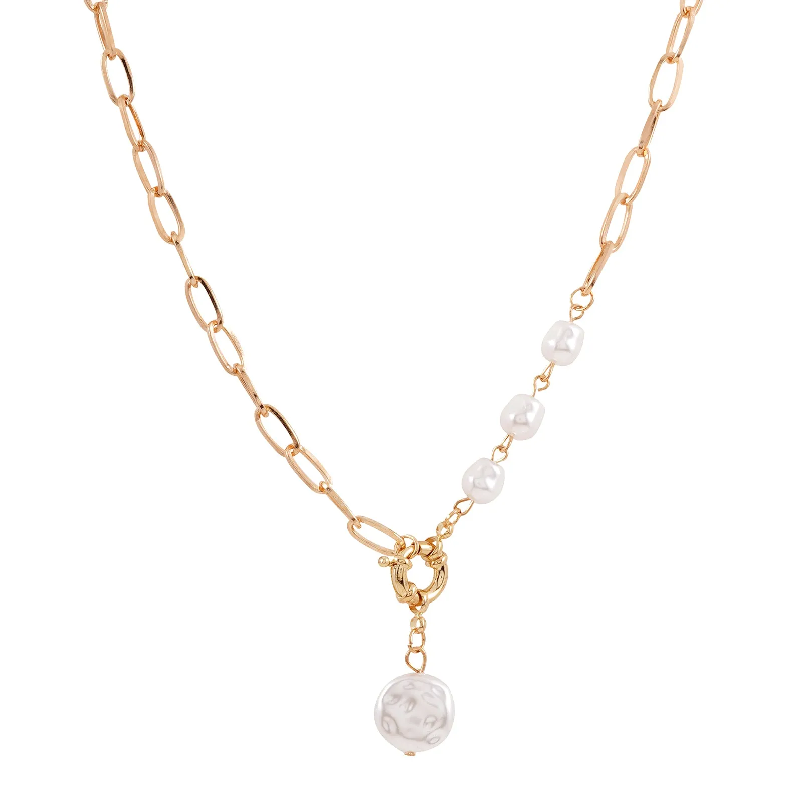 Marella Pearl Gold Necklace