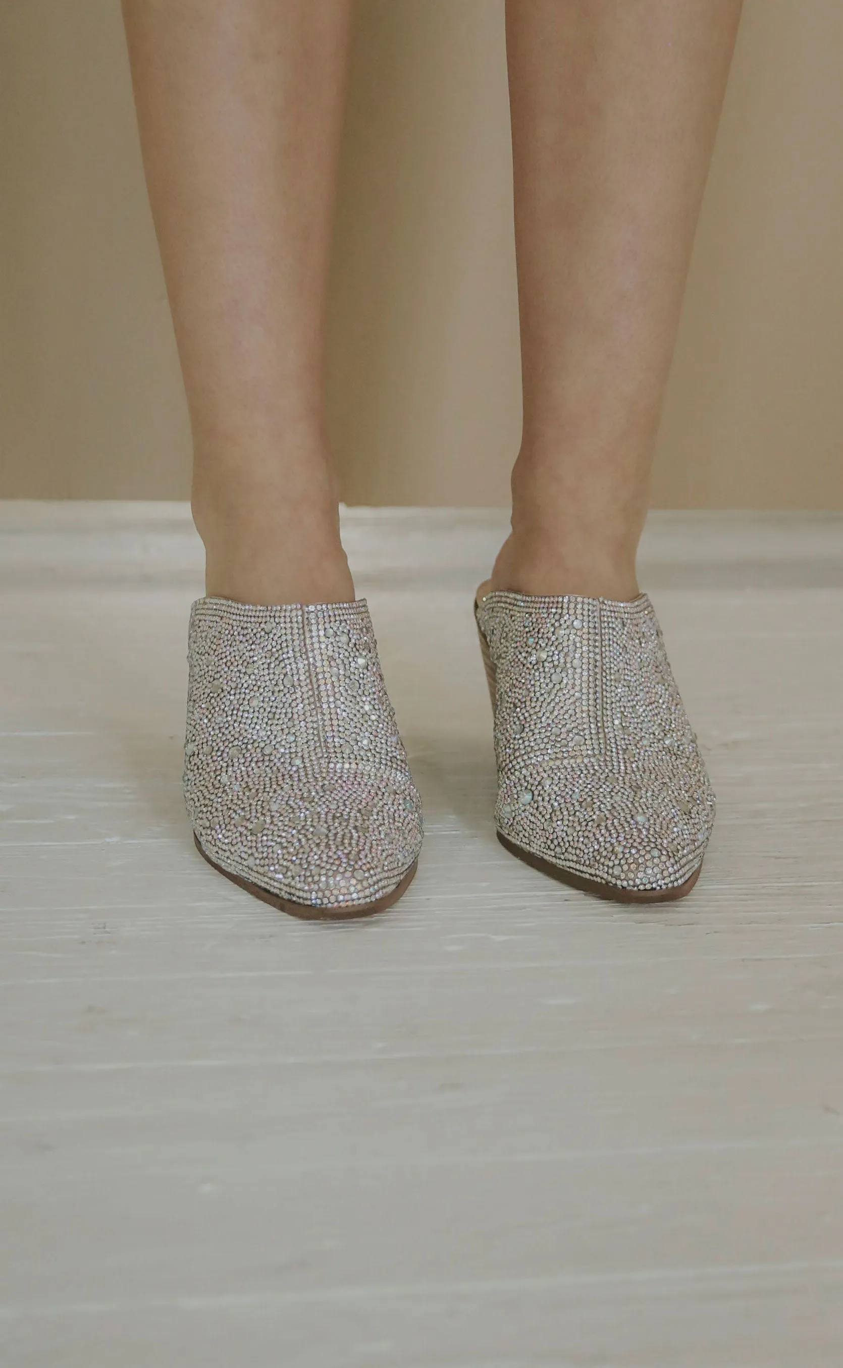 matisse: gatsby rhinestone mule