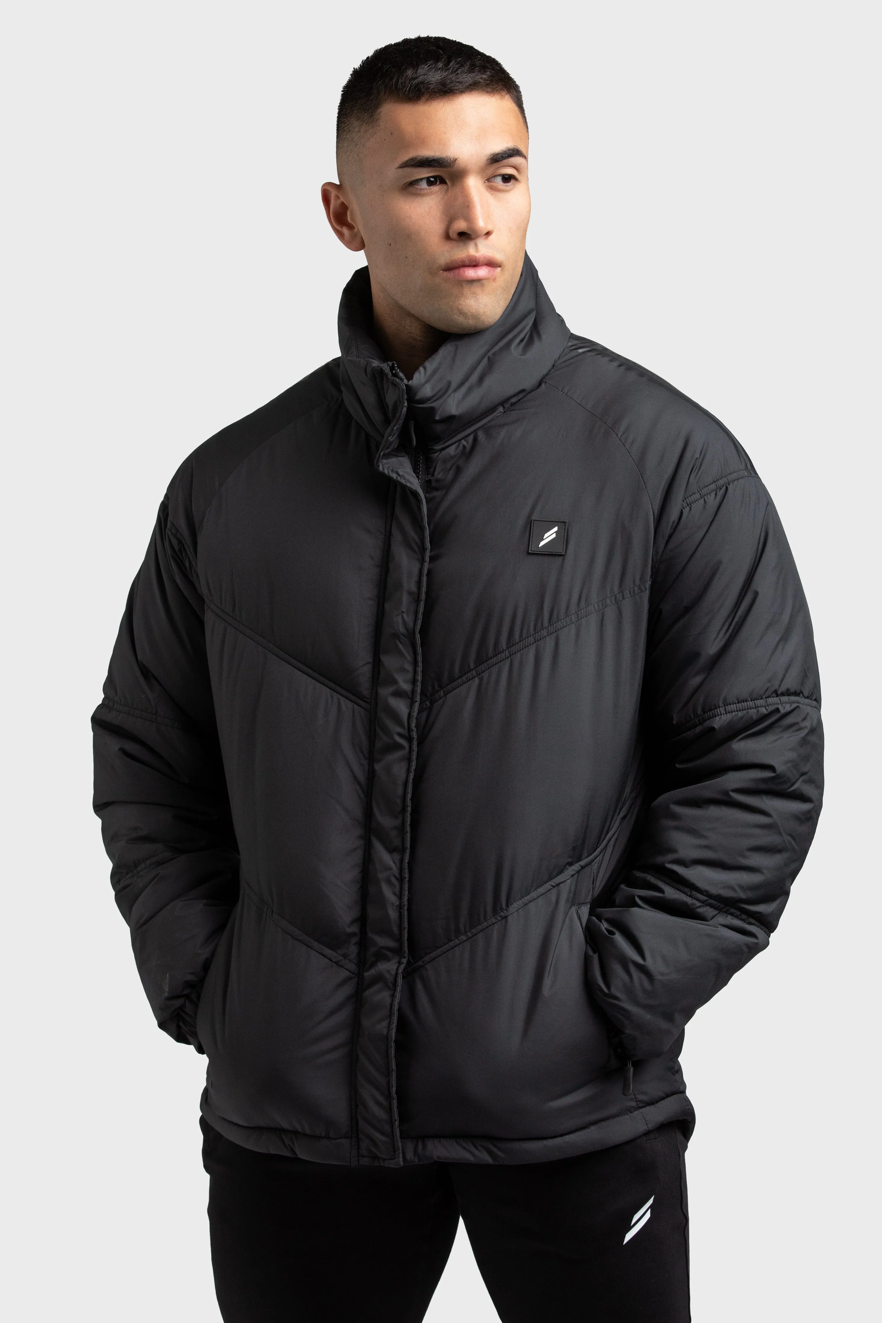 Men's Mark Puffer Jacket - Black