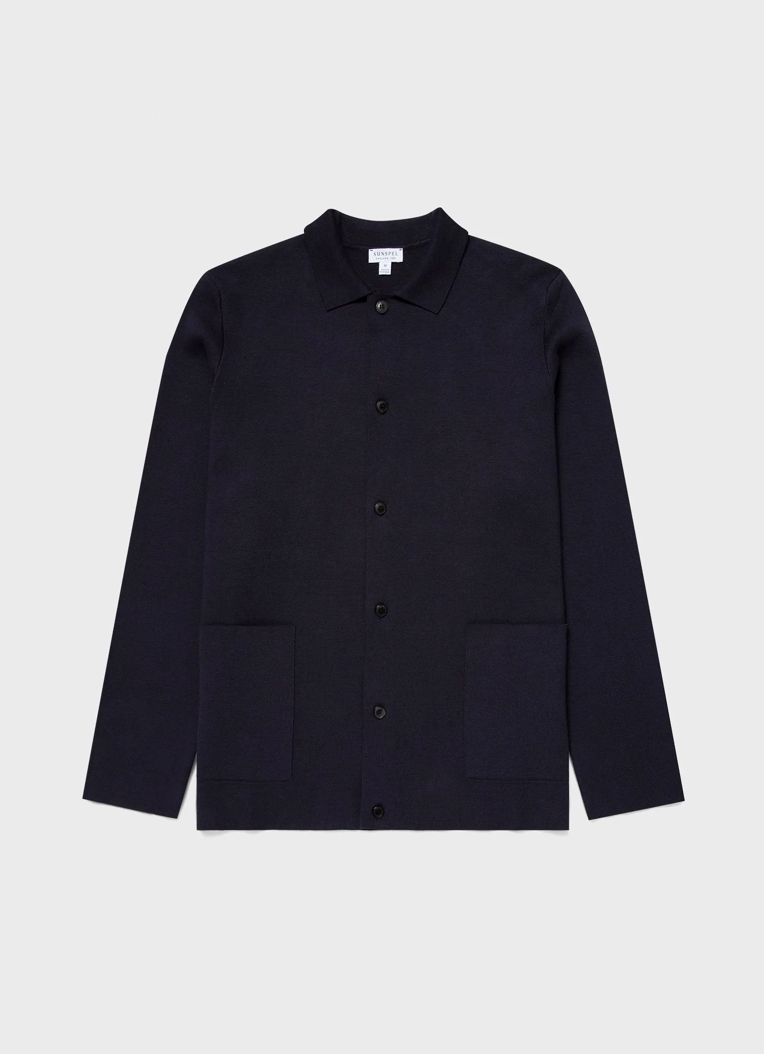 Men's Milano Knit Jacket in Navy