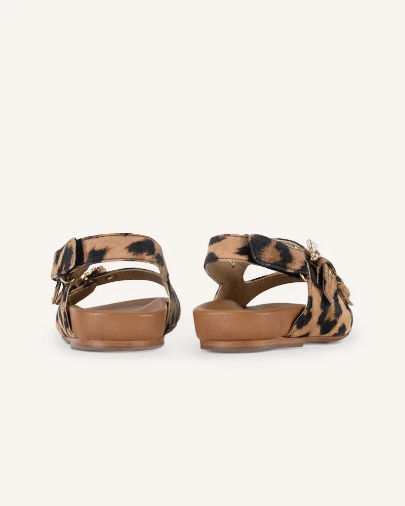 Mini Leopard Print Maya Sandals