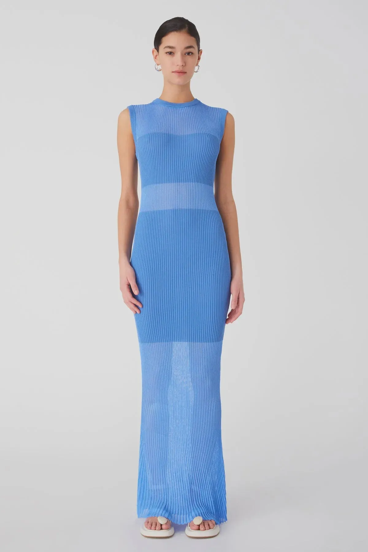 Misha | Elyna Midi Dress - Marina Blue