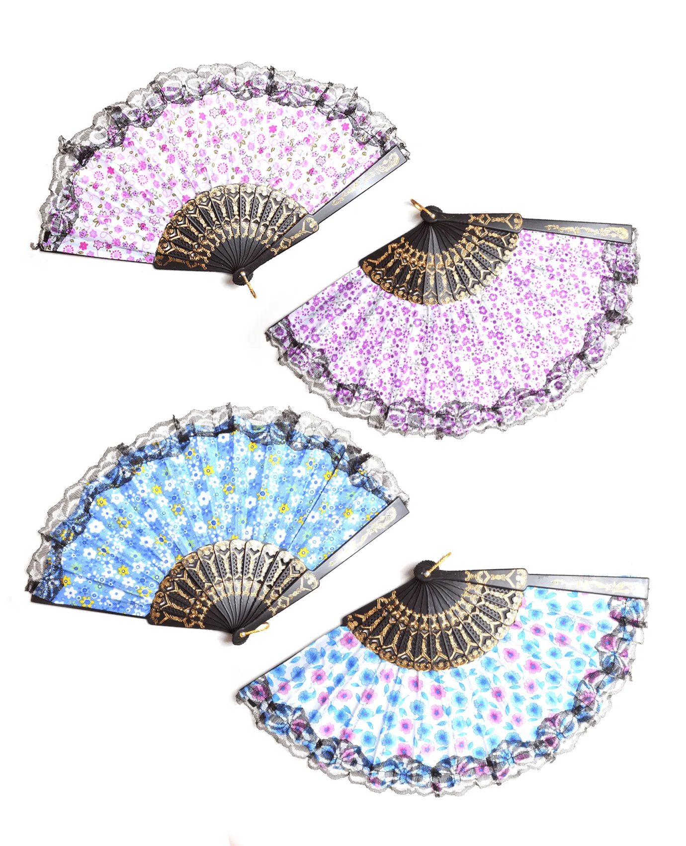 Mixed Flower Hand Fan (Surprise)