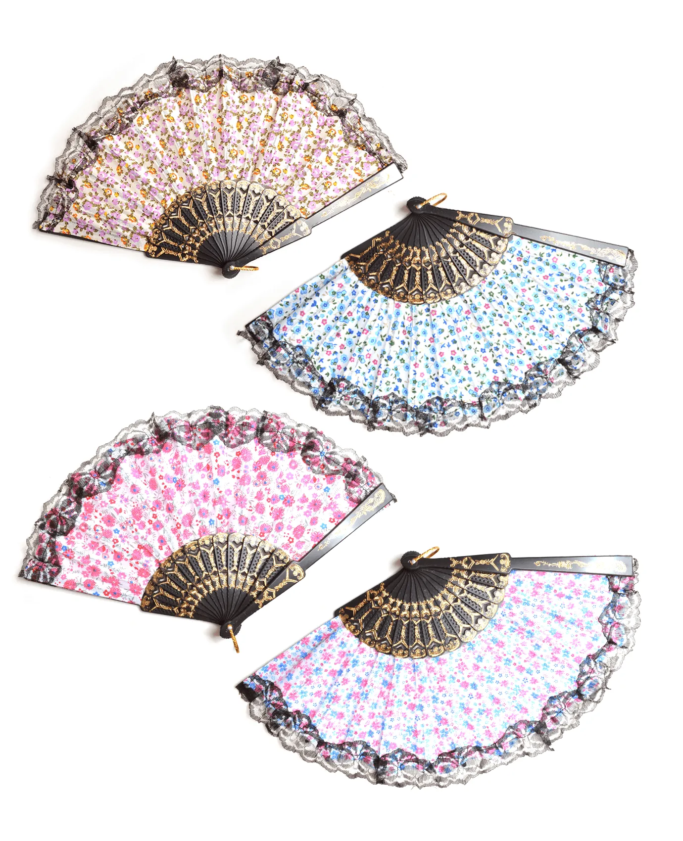 Mixed Flower Hand Fan (Surprise)