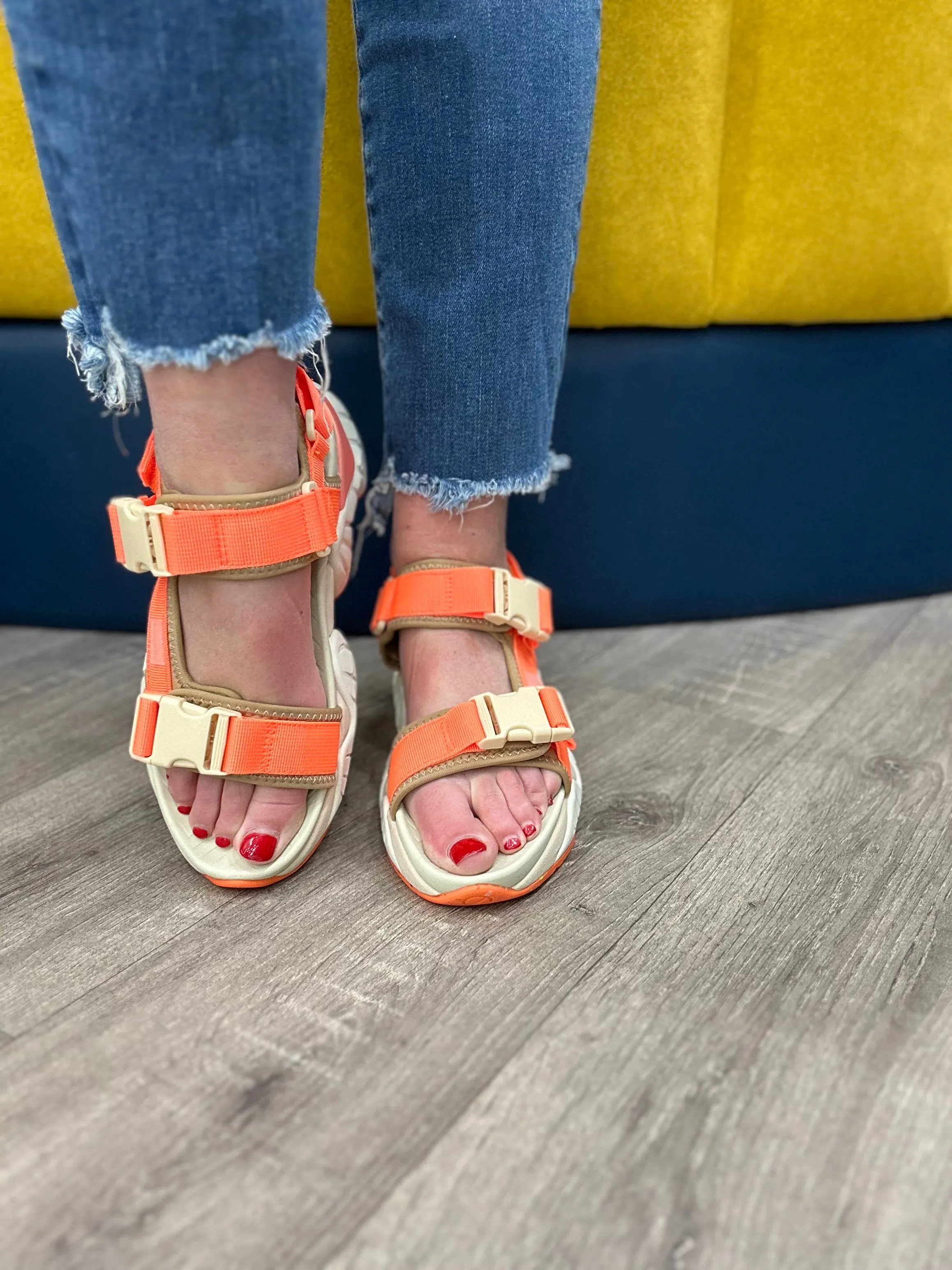 No Name Krazee Sandal Fluo Orange