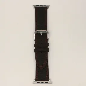 Nocona iWatch Band Double Stitch Brown