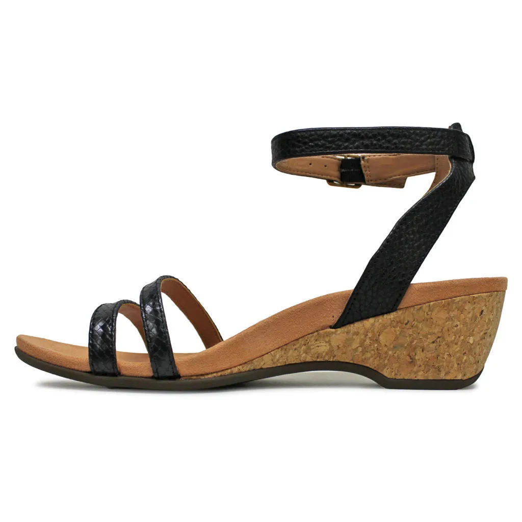 Orlanda Leather Women's Wedge Sole Sandals