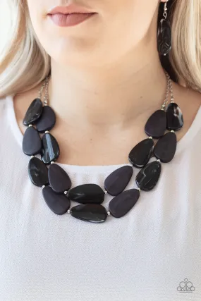 Paparazzi Colorfully Calming - Black Necklace