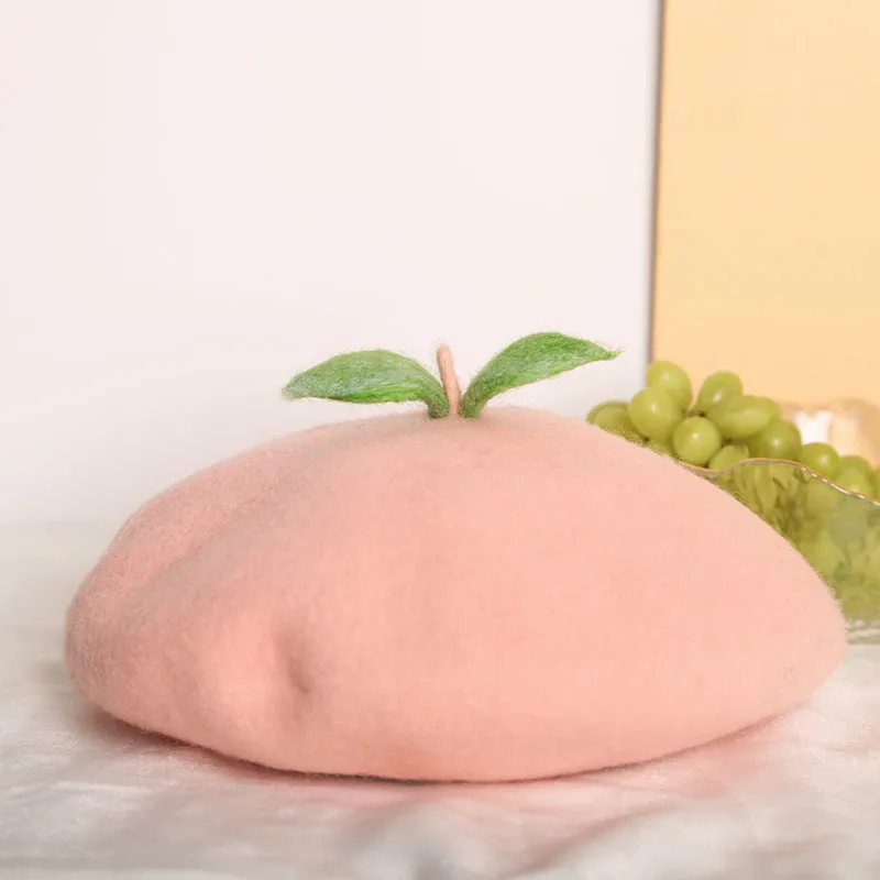 Peach Beret AD12228