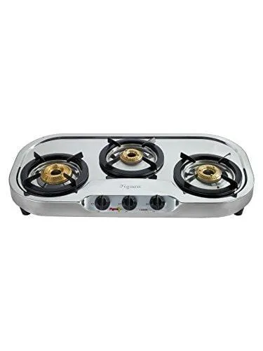 Pigeon Elegance Cook Top 3110 DT LPG Stove, 3 Burner