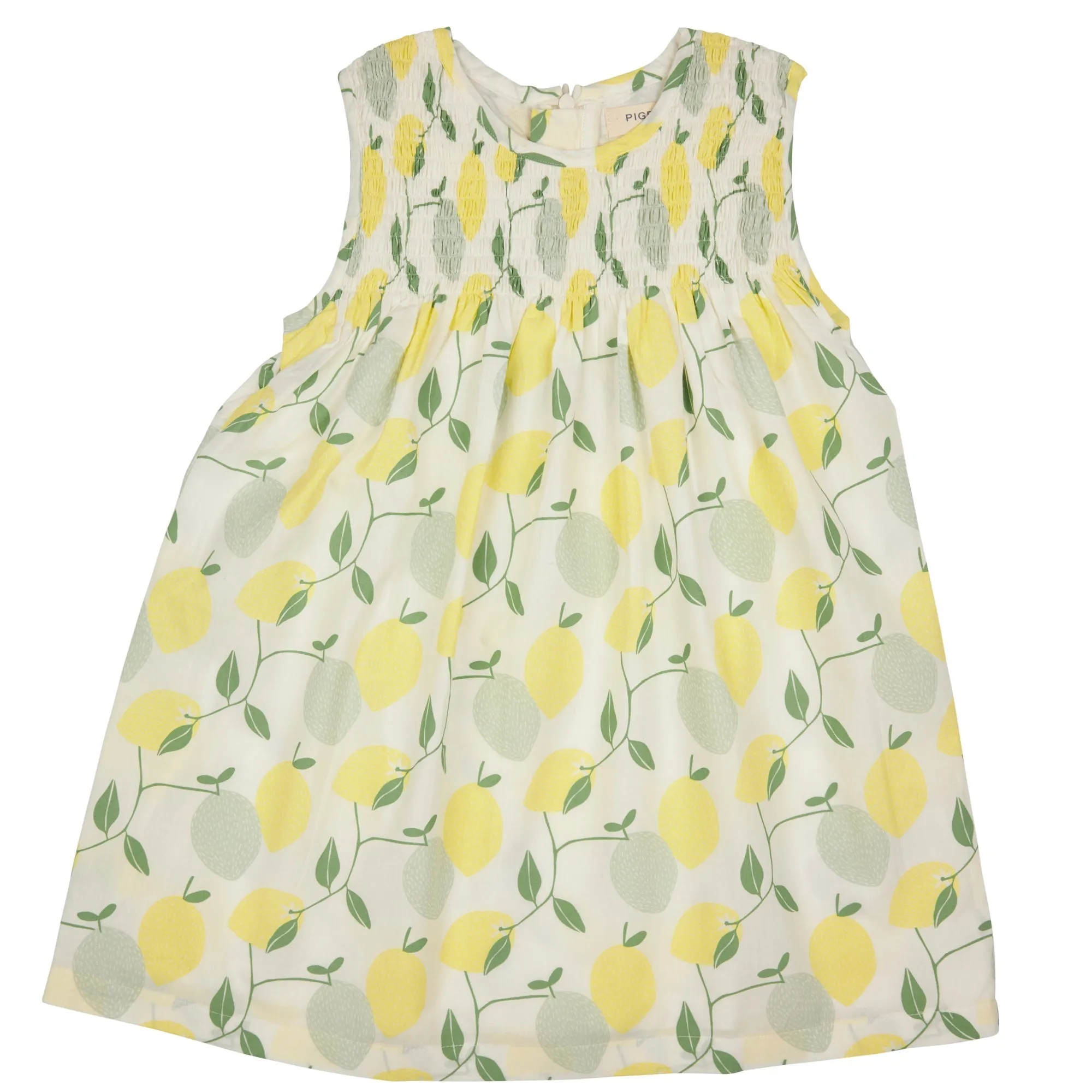 Pigeon Organics Lemons Sleeveless Smock Dress