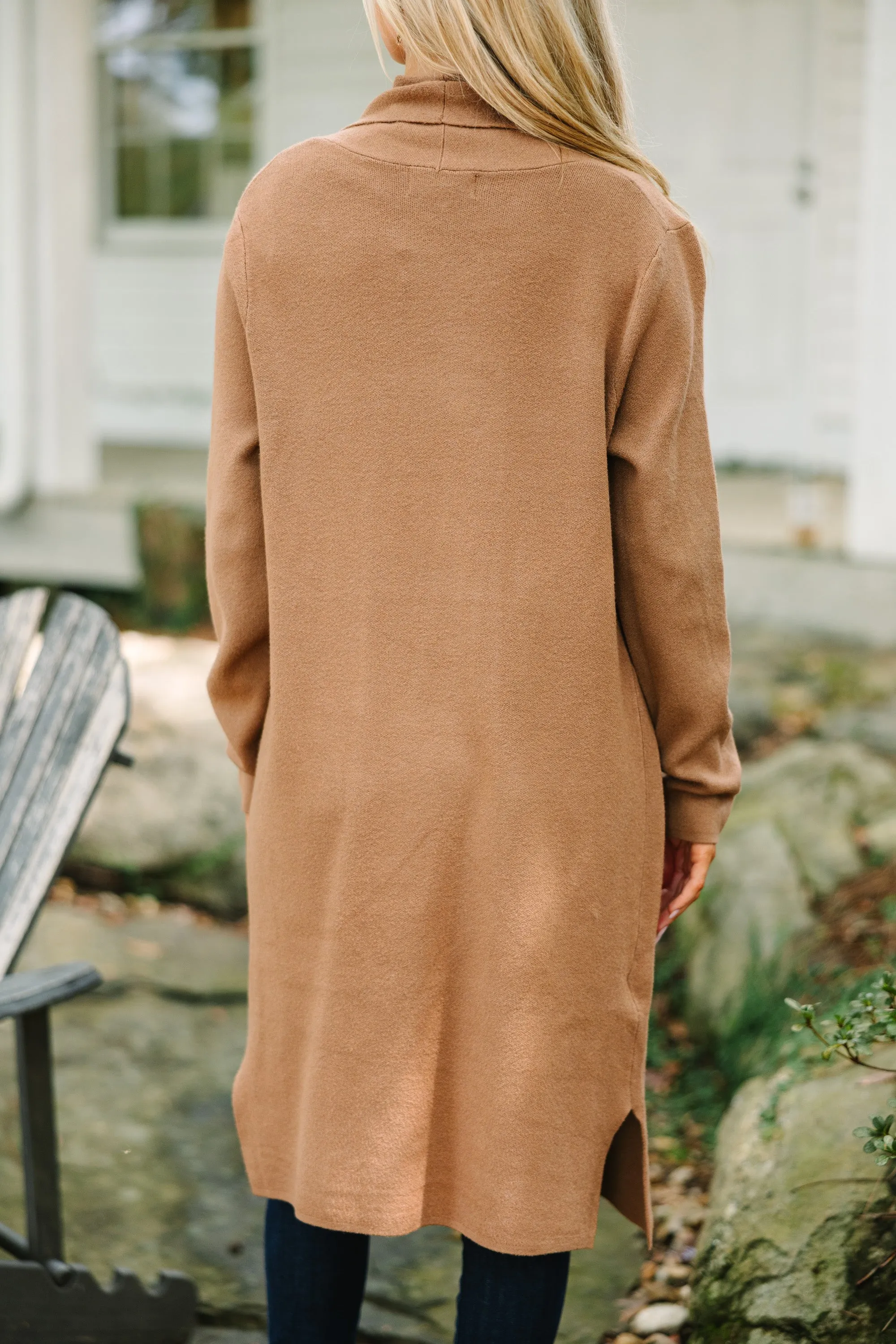 Pinch: All Your Own Camel Brown Cardigan