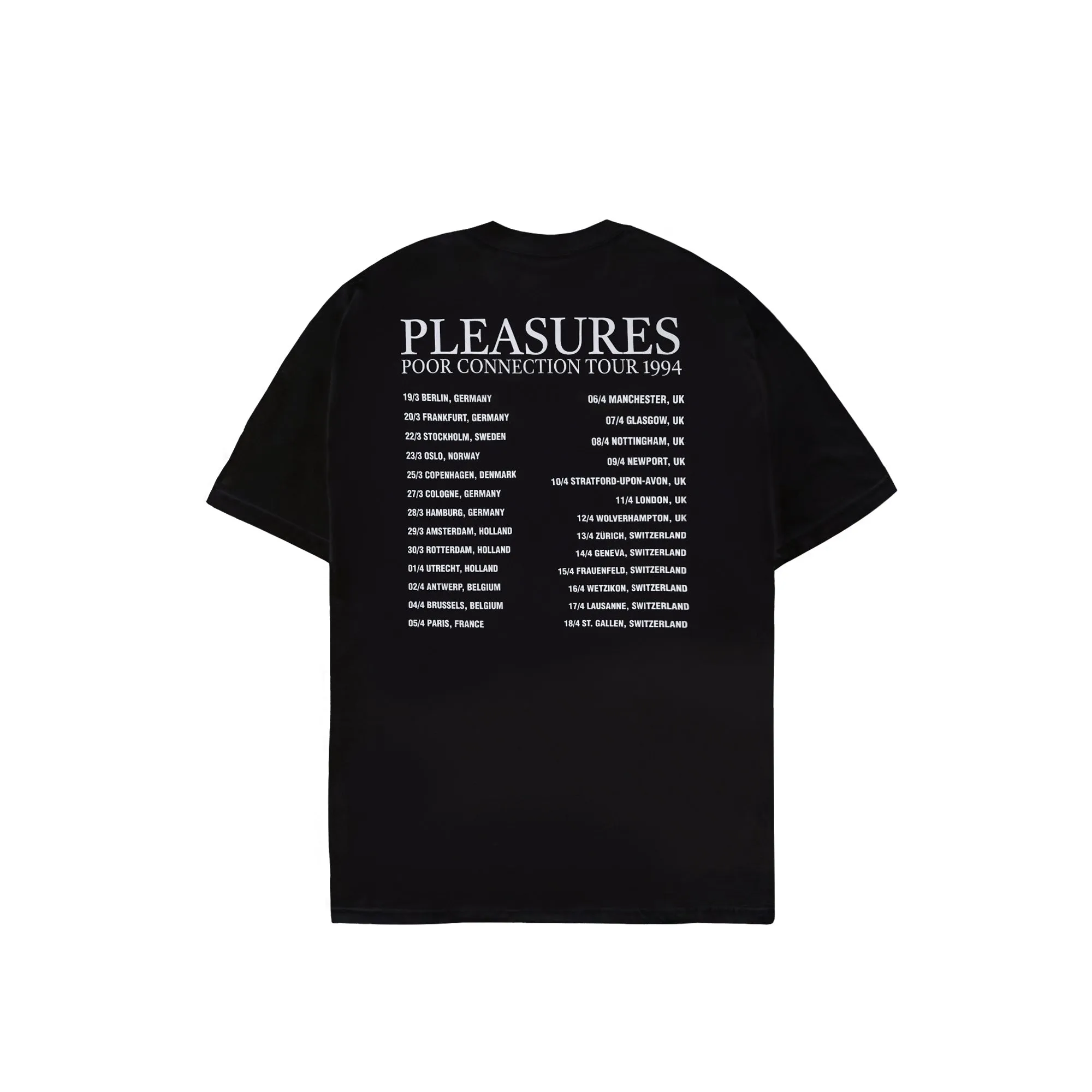 Pleasures Mens Poor Connection SS Tee