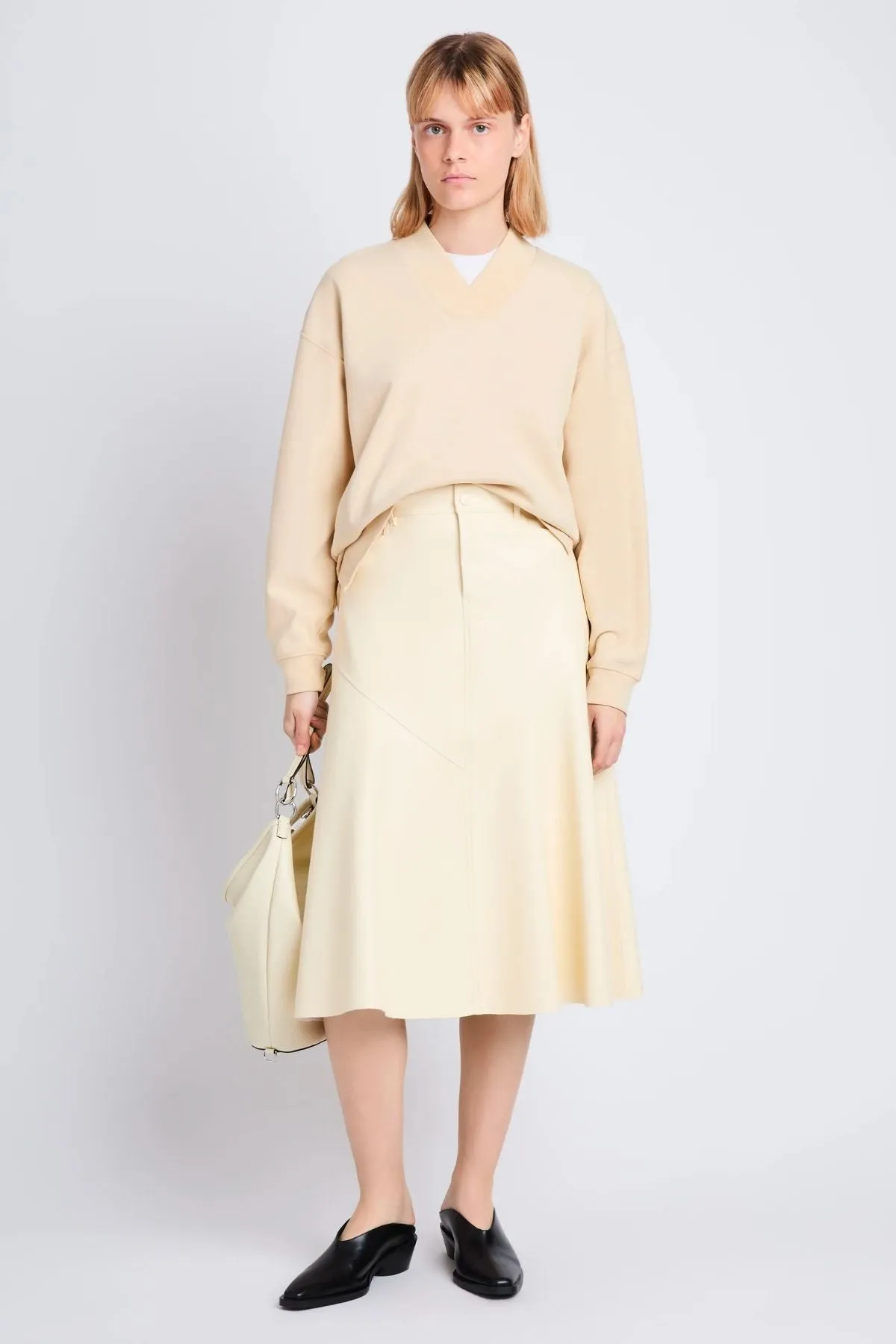 Proenza Schouler White Label Olivia Sweatshirt - Sand