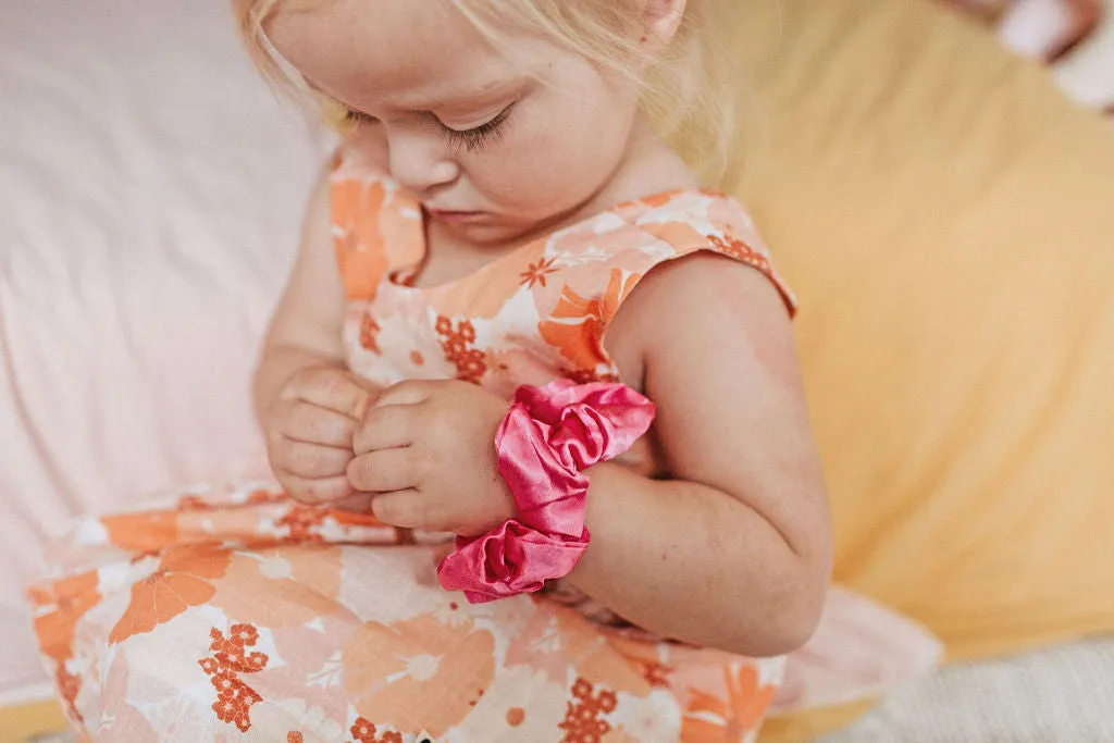 Raspberry Pink Scrunchie