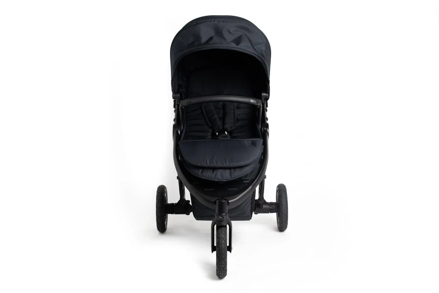 Roma Atlas 3 Wheel Pram - Jet Black