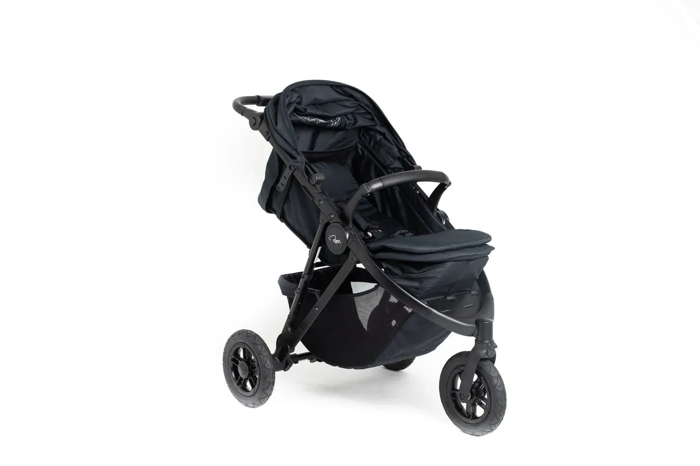 Roma Atlas 3 Wheel Pram - Jet Black