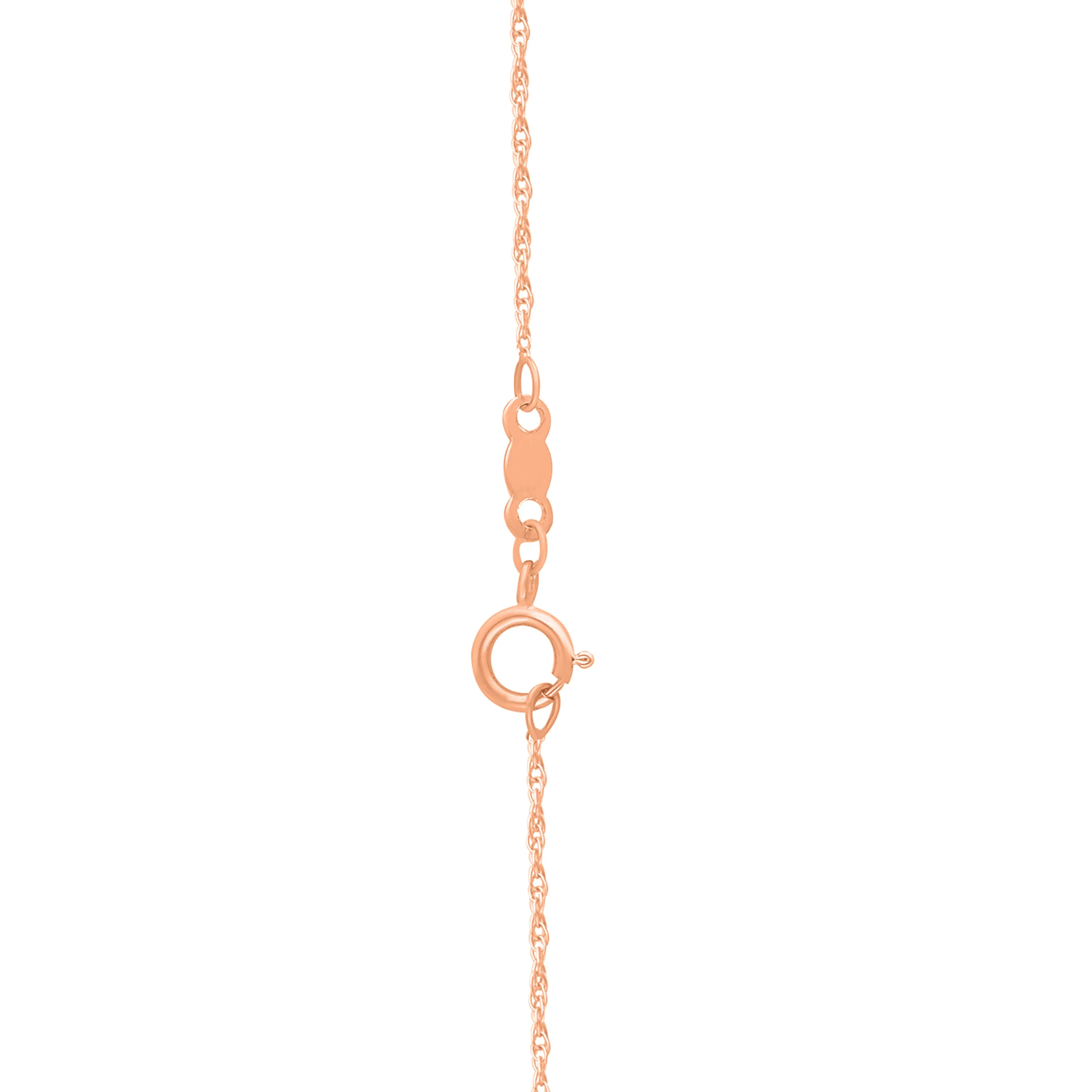 Rose Gold Diamond Eternal Pendant