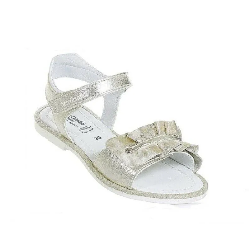 Scarpe bambina NeroGiardini - Art. P928130F sandalo platino casual