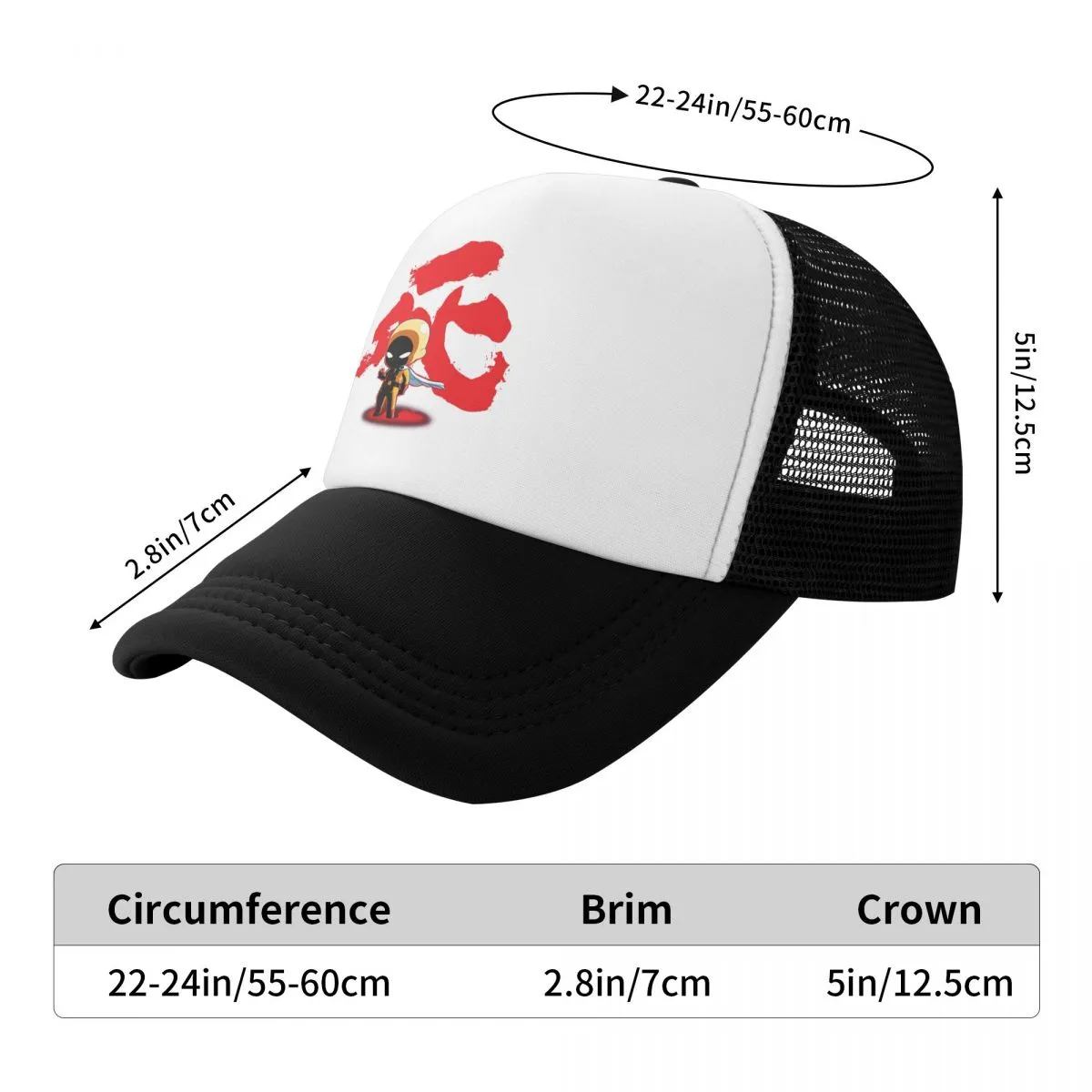 Serious Chibi Baseball Cap One Punch Man Anime Caps High Quality