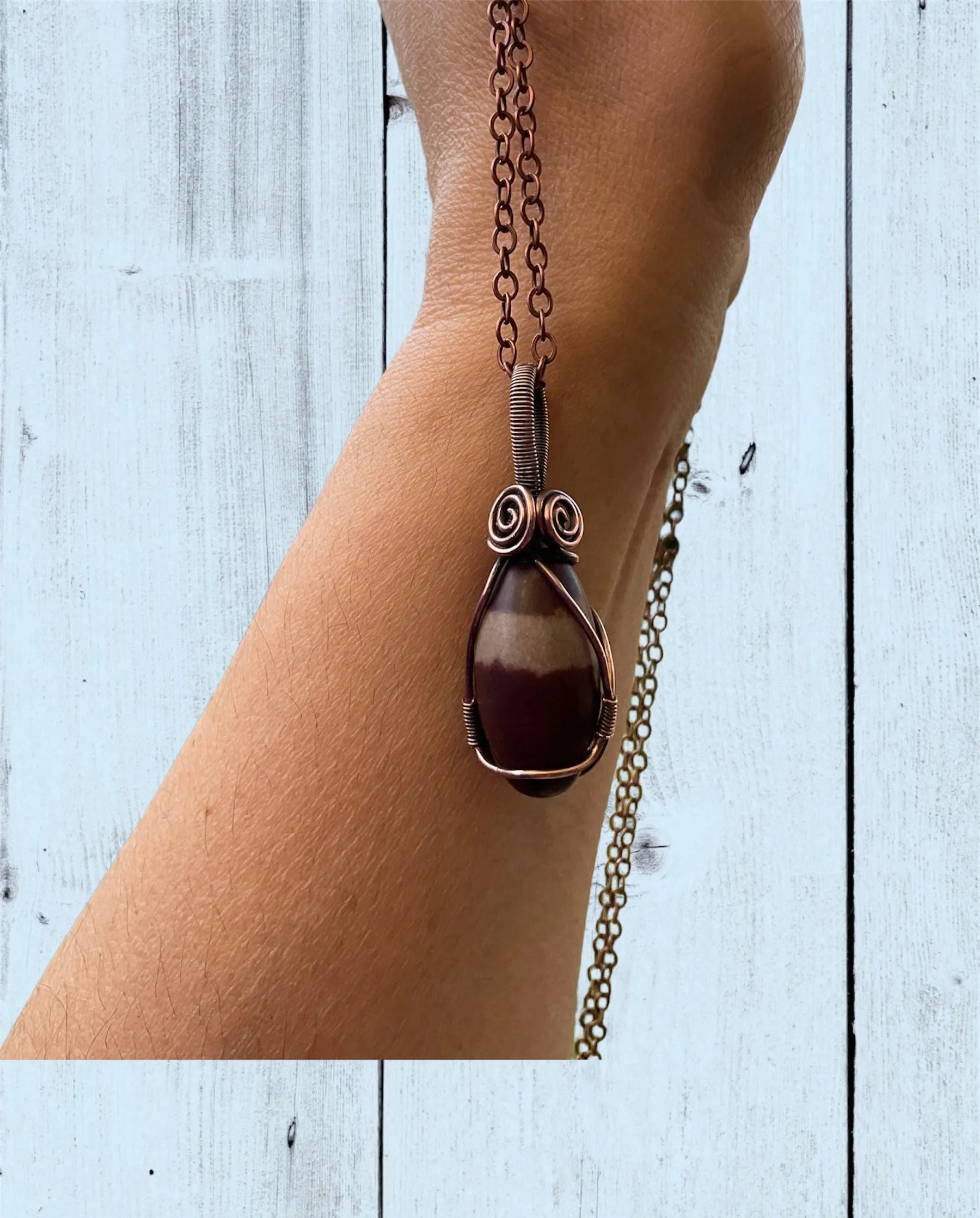 Shiva Lingam Wire Wrapped Stone