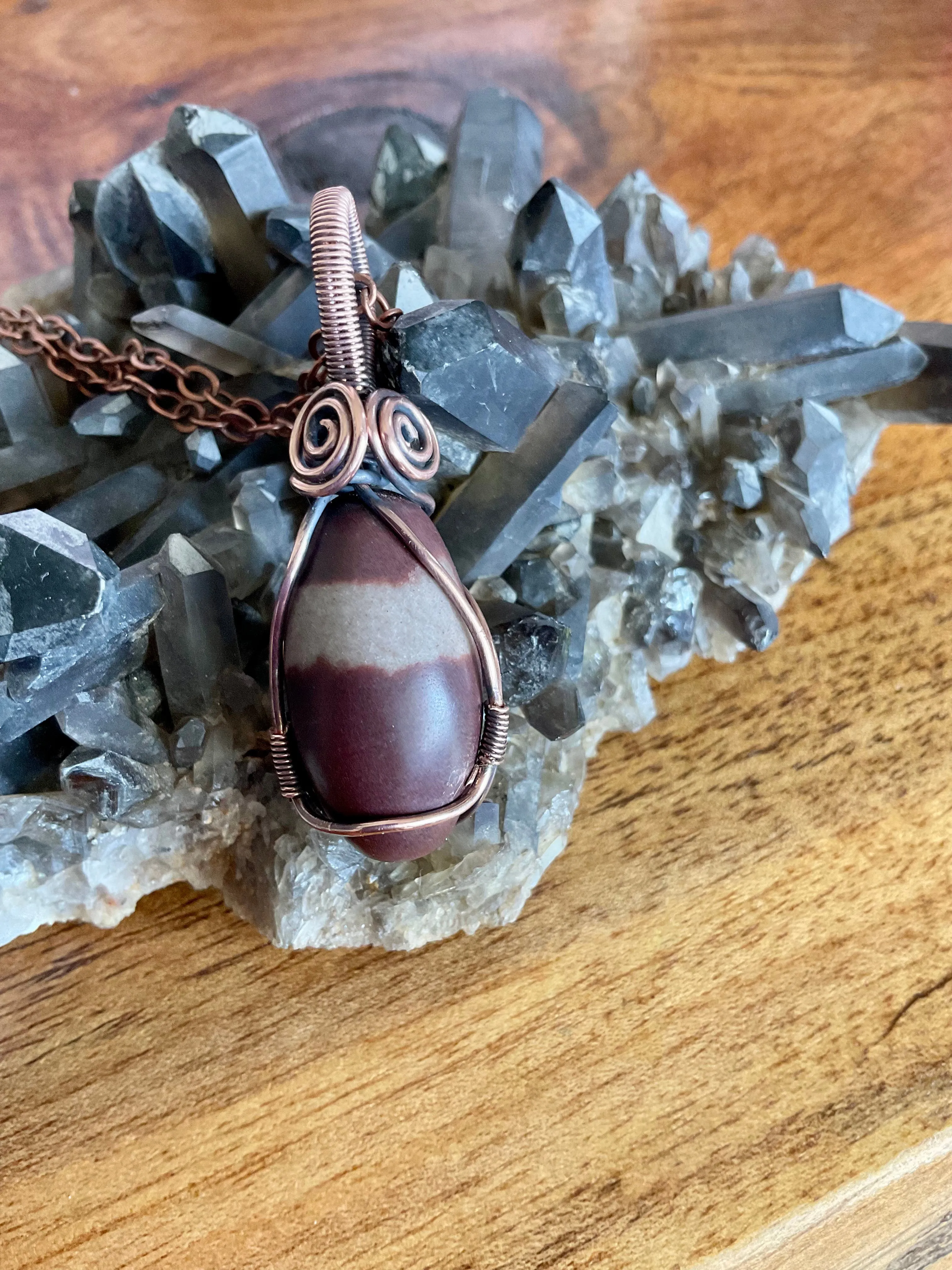 Shiva Lingam Wire Wrapped Stone